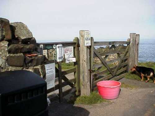 Gates to Dunstanburgh Castle